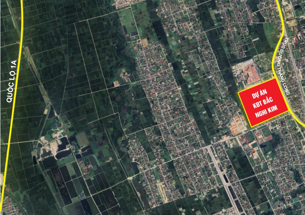 Dự án tiếp giáp trực tiếp trục đường Thăng Long – tuyến huyết mạch của thành phố