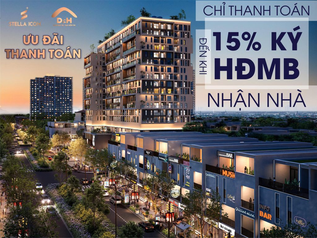 Chính sách thanh toán chỉ 15% khi ký HĐMB, lợi thế cực lớn cho NĐT